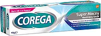 Корега(Corega ) 40гр.-экстра сильный для фиксацыи зубных протезов/ без вкуса.Польша,большой срок годности,,