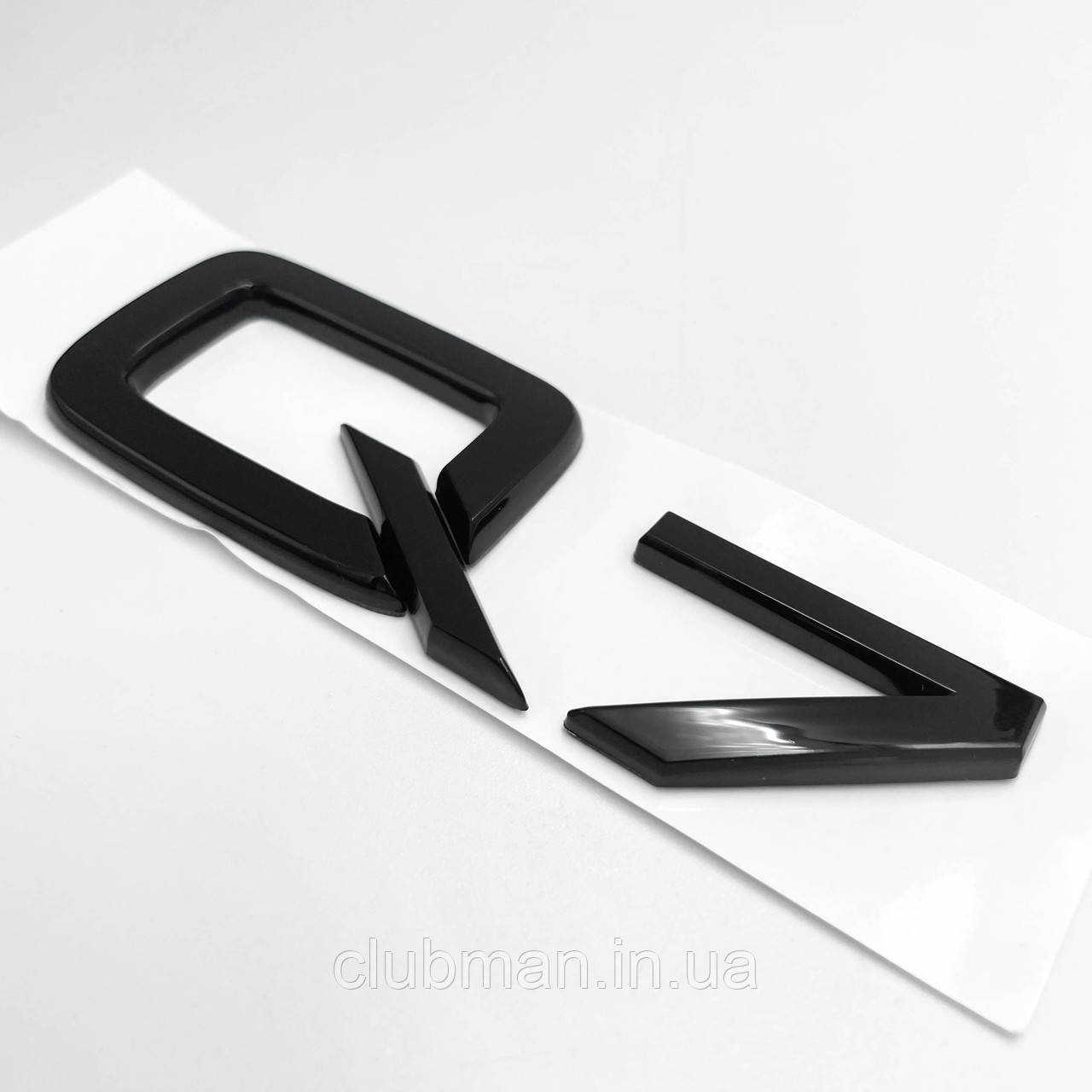 Емблема наклейка Q7 Audi (Ауді) Чорна