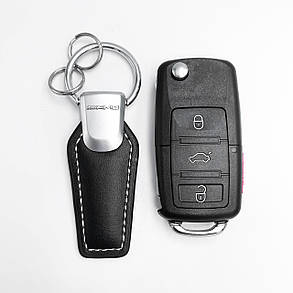 Брелок для ключів Mercedes Benz AMG шкіряний, фото 4