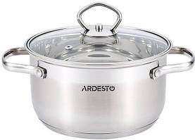 Каструля нерж. "Ardesto Black Gemini" 3,9л №AR3639G(4)