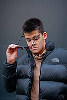 Куртка теплая зимняя Пуховик мужской TNF демисезонній The North Face молодежная стильная куртка Норт Фейс тнф