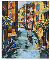 Картина по номерам TK Group Каналы венеции 30х40см, на подрамнике с красками, кистями, 30039