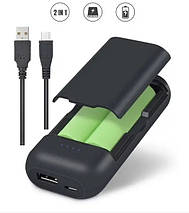 Зарядний пристрій Power Bank 18650х2 PB2, зовнішній акумулятор, універсальна батарея, фото 4