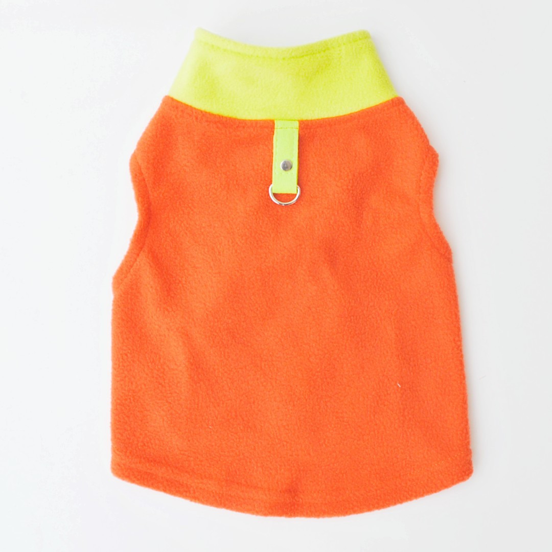 Жилетка для котів з кільцем Pet Style "Двоколірна" Помаранчева XS, фото 1