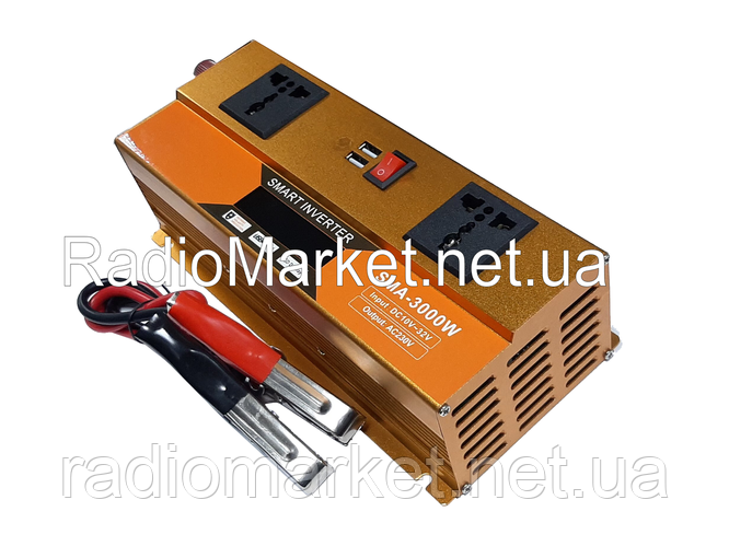 Купить Инвертор 12V/24V в 220V Santer UL-3000W +LCD, цена 4662.50 ...