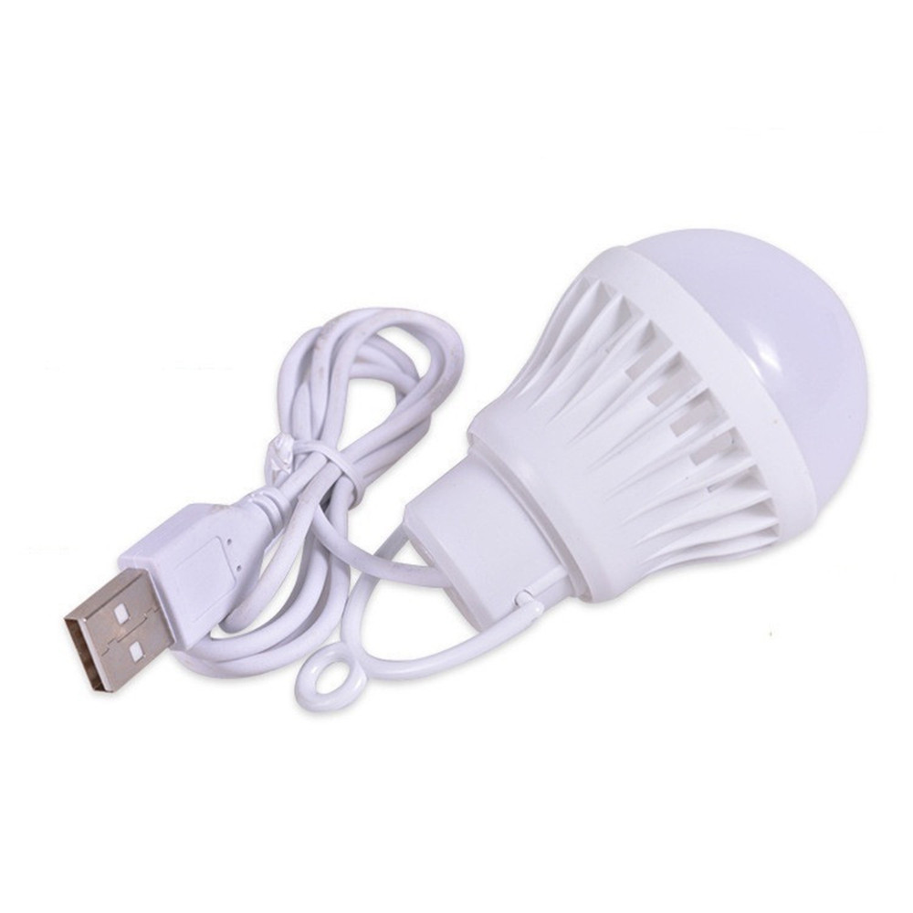 Світлодіодна LED лампа 12 Ватт USB 5В повербанк для кемпінгу туризму відпочинку на природі пікніка намети рибалки