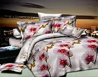 Полуторный комплект постельного белья 150х220 Бязь хлопок полиэстер (20180) бюджетное постельное белье