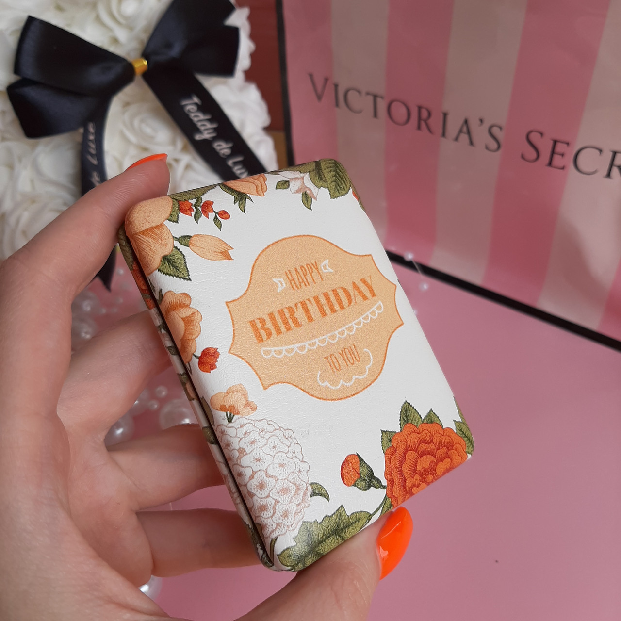 Зеркальце кишенькове косметичне, двостороннє, фото 1