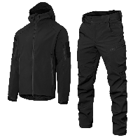 Военный штормовой ветро и влагозащитный костюм Softshell Gen.II BLACK S