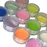 Декоративні блискітки гліттер для нігтів, 12 шт/уп. №4, фото 3