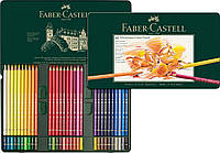 Карандаши художественные цветные Faber-Castell POLYCHROMOS 60 цветов в металлической коробке, 110060