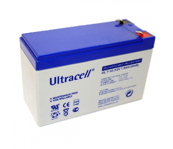 Акумуляторна батарея Ultracell UL7-12 AGM 12 V 7 Ah