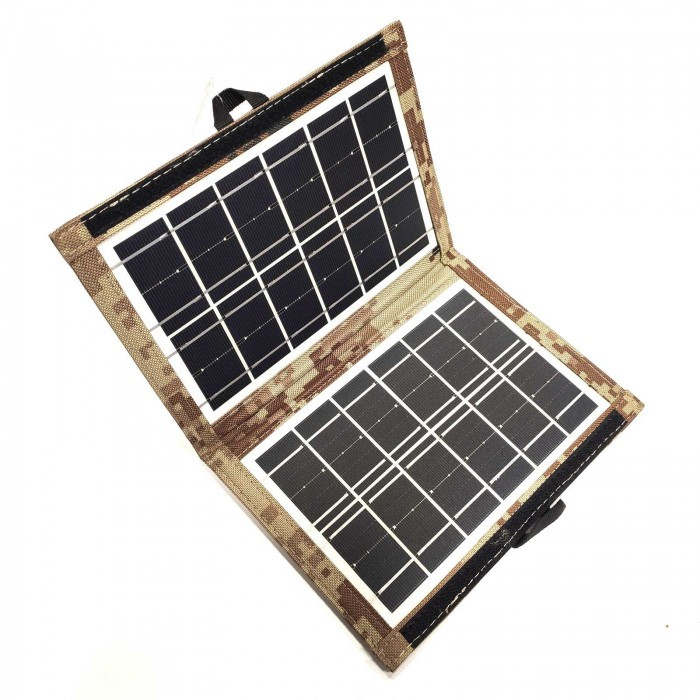Сонячна панель трансформер CcLamp CL-670 7Вт заряджання від сонця Solar Panel Піксель