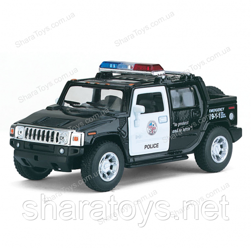 Іграшкова металева машинка Hummer H2 SUT 2005 (Police), фото 1