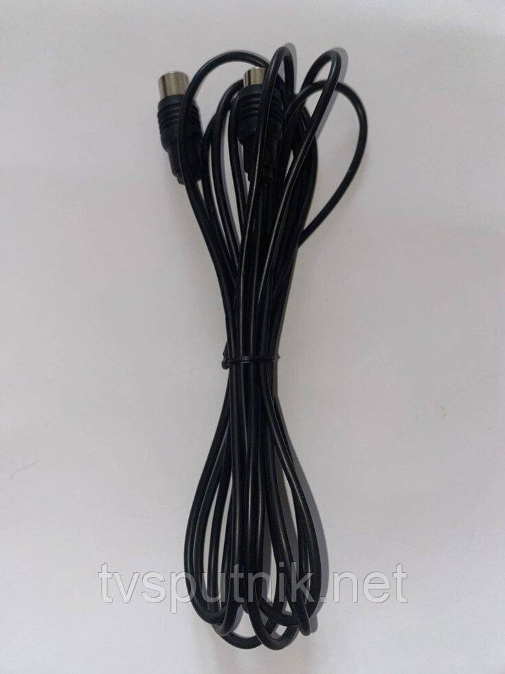 Подовжувач для телевізійного кабелю штекер ТВ - гніздо ТВ (3 метри)