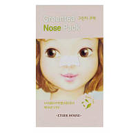 Полоски для носа с экстрактом зеленого чая Etude House Green Tea Nose Pack 1шт