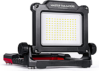 Аккумуляторный прожектор, фонарь Master Tailgaters от аккумулятора Makita, Milwaukee, DeWalt и сети 220в