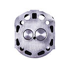 Глушник із коліном (під 2 отвори) — 195N, фото 2