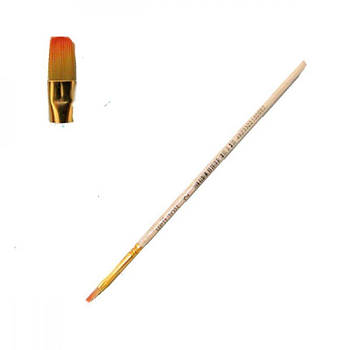 Пензель мальовничий (синтетика) N-BP плоский № 2 115550 G-Rich