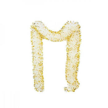 Гірлянда пухнаста 1,3 х0, 05м біло-жовта 614979 G-Rich