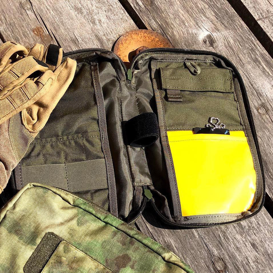 Сумка для чистки оружия Helikon-Tex® Mini Service Pocket® - Cordura® - Olive Green - фото 3 - id-p724151642