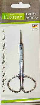 Ножиці для шкіри загнуті 22 мм. Luxury для кутикули spc08