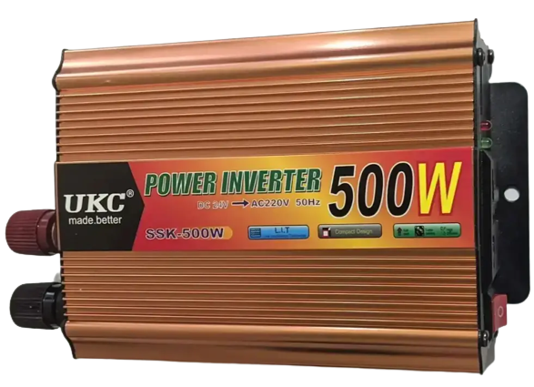 Інвертор автомобільний перетворювач напруги UKC 500W AC/DC 12 - 220 V