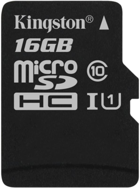 Картка пам'яті MicroSDHC 16 GB UHS-I Class 10 Kingston Canvas Select (SDCS/16GBSP)