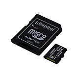 Картка пам'яті MicroSDXC 64 GB UHS-I Class 10 Kingston Canvas Select Plus R100MB/s + SD-адаптер (SDCS2/64GB), фото 2
