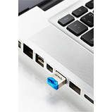 Флеш-накопичувач USB 16GB Apacer AH111 Silver/Blue (AP16GAH111U-1), фото 3