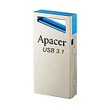 Флеш-накопичувач USB3.1 128GB Apacer AH155 Blue (AP128GAH155U-1), фото 3