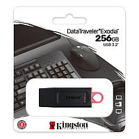 Флеш-накопичувач USB3.2 256GB Kingston DataTraveler Exodia Black/Pink (DTX/256GB)