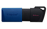 Флеш-накопичувач USB3.2 64GB Kingston DataTraveler Exodia M Black/Blue (DTXM/64GB), фото 4