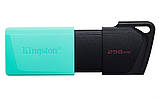 Флеш-накопичувач USB3.2 256GB Kingston DataTraveler Exodia M Black/Teal (DTXM/256GB), фото 4
