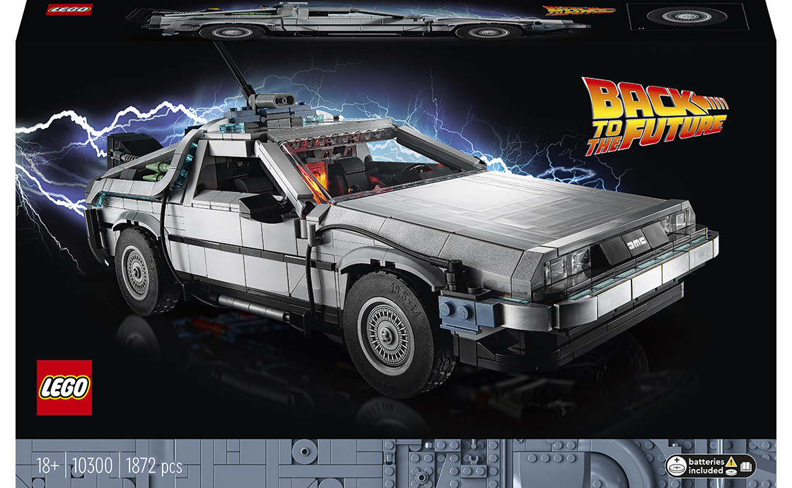 LEGO Iconsvery в майбутнє Машина часу Делоріан 1872 деталі (10300), фото 1