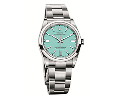 ROLEX OYSTER PERPETUAL 40MM ETA 2813 TURQUOISE BLUE DIAL. AAA