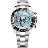 ROLEX DAYTONA COSMOGRAPH 40MM SILVER BROWN BLUE. AAA