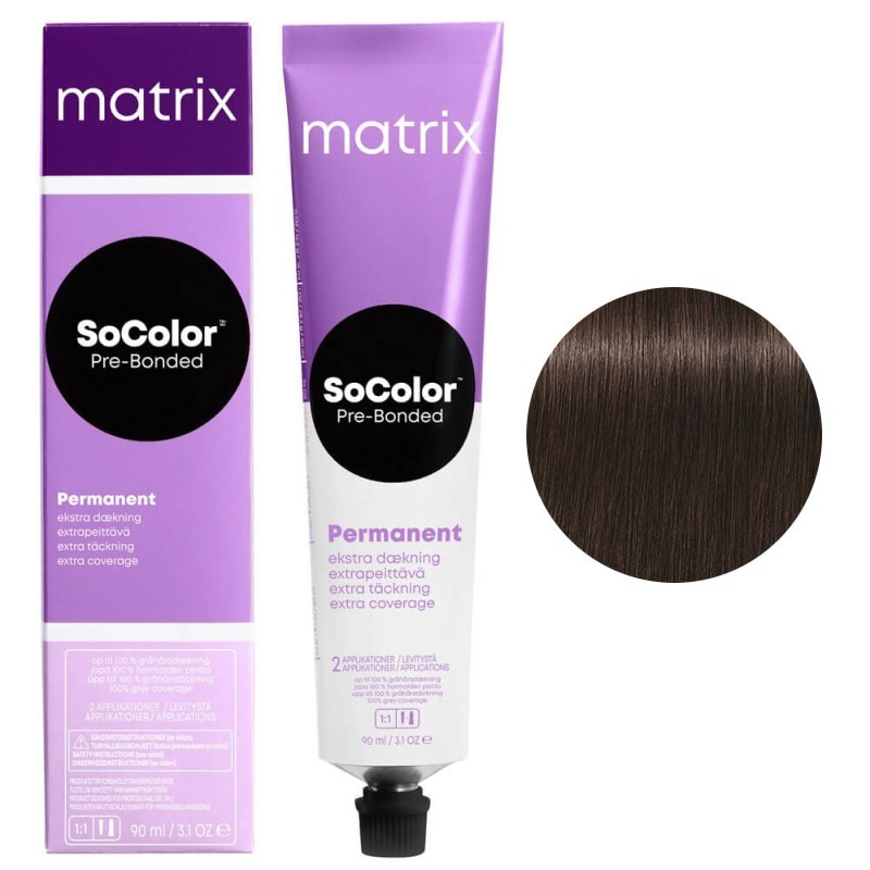 Matrix Socolor Beauty Extra Coverage Фарба для волосся 504N, 90 мл