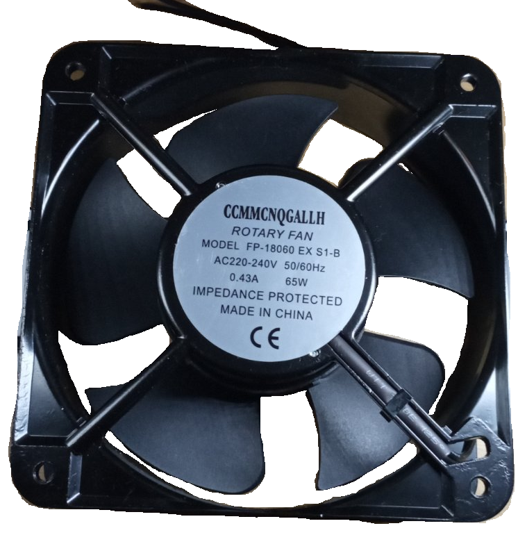 Вентилятор охолодження 181 х 181 мм 65 W 220v., фото 1