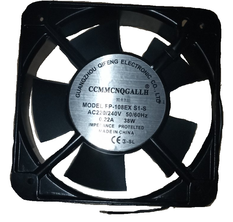 Вентилятор охолодження 151 х 151 мм 38 W 220v., фото 1