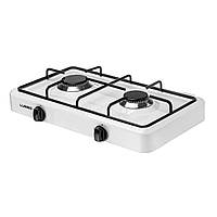 Газова плита Lusso на дві конфорки двоконфоркова настільна плитка таганок Уцінка