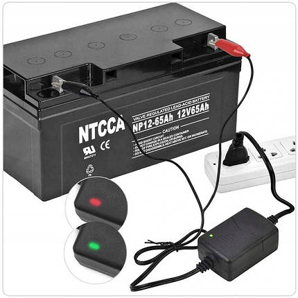 Зарядка для гелевих акумуляторів 12V Автомат Подарунок, фото 1