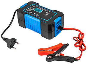 Зарядка для гелевого акумулятора 12в Функція імпульсної зарядки Ліхтарик у подарунок, фото 2