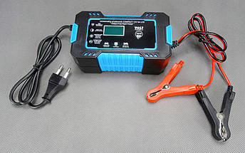 Зарядка для гелевого акумулятора 12в Функція імпульсної зарядки Ліхтарик у подарунок, фото 3