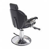 Крісло барбера Lorenzo перукарське чоловіче крісло з підголовником для Barber Shop крісла для барбершопа, фото 2