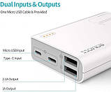 Зовнішній акумулятор Power Bank Romoss Sense 4 портативний Pro Mini 6000mAh, фото 3