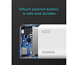 Зовнішній акумулятор Power Bank Romoss Sense 4 портативний Pro Mini 6000mAh, фото 5