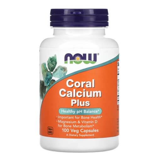 NOW Coral Calcium Plus 100 капсул, фото 1