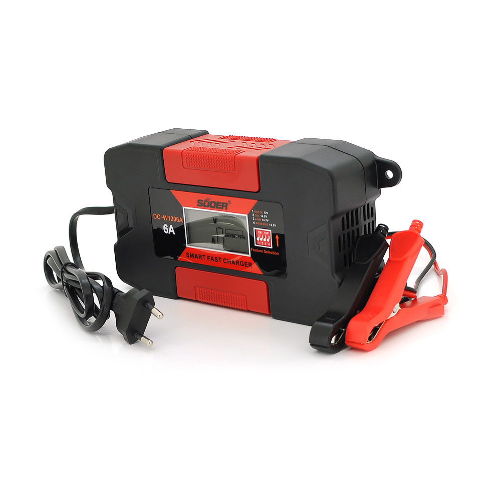 Зарядний пристрій POWERMASTER DC-W1206A для акумулятора 12V-6A
