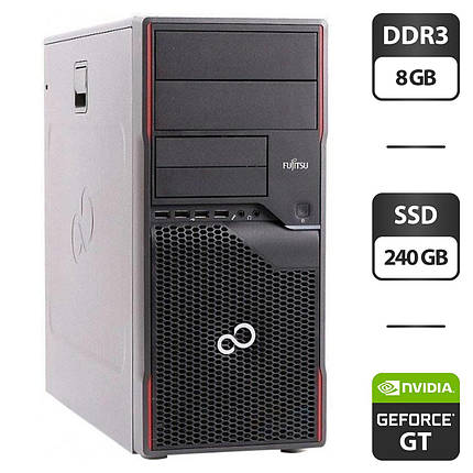 Комп'ютер Б-клас Fujitsu/Core i7-3770 4ядра 3.4 GHz / 8 GB DDR3 / 240 GB SSD / nVidia GeForce GT 420, 1 GB DDR3, фото 1